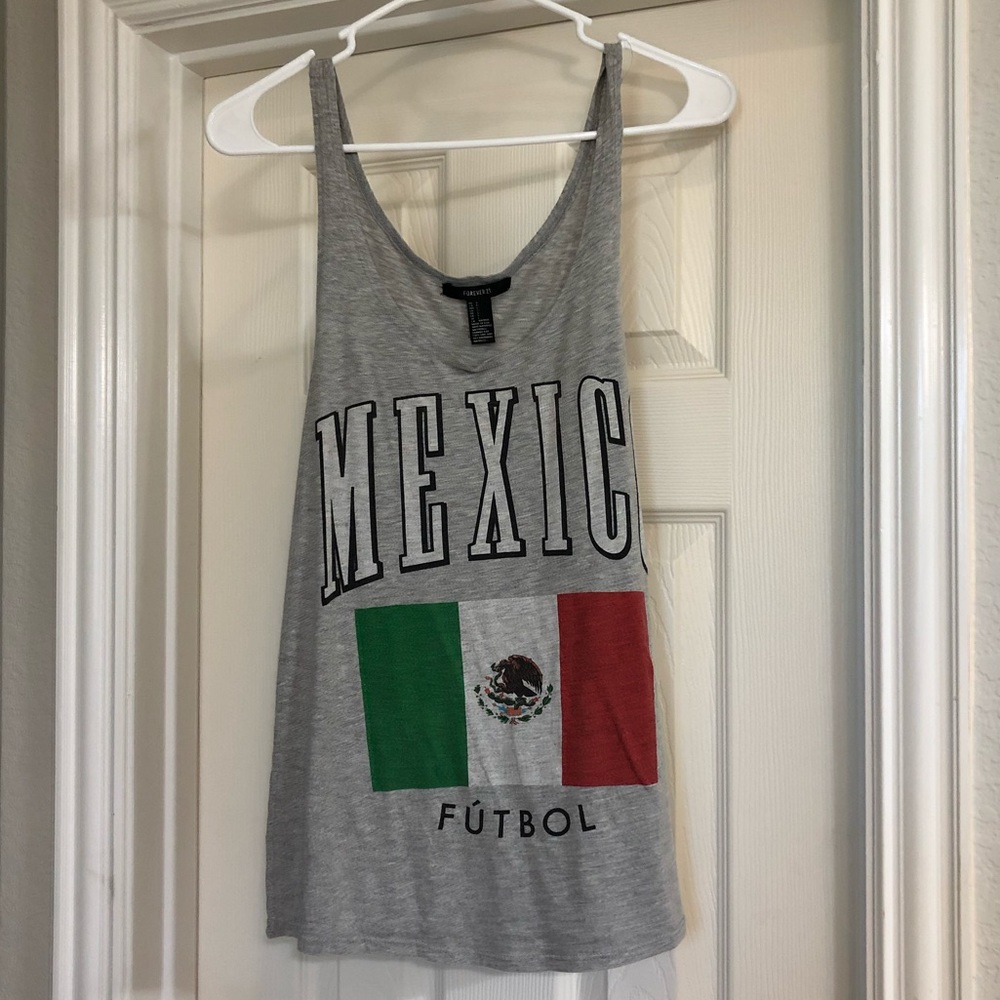 Mexico futbol tank top